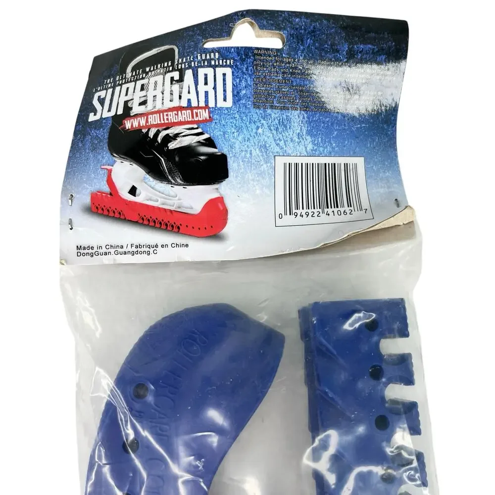 Rollergard Supergard Walkable Hockey Skate Guards Blue New